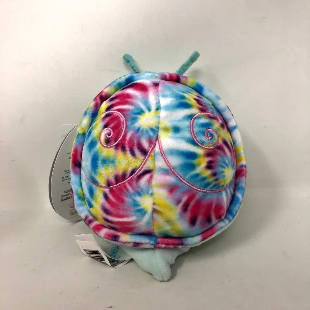 Squishmallows Silvina Michiel Swerl Snail Plush Bundle Pink Blue Purple Tie‎ Dye